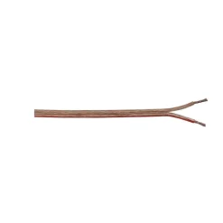 Lautsprecherleitung 2 x 0,75 transparent 25 m