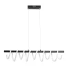 LED HL Belleza Metall/KS schwarzLxBxH 100x20x150cm dimmbar