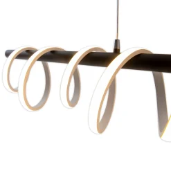 LED HL Belleza Metall/KS schwarzLxBxH 100x20x150cm dimmbar