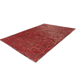 Lederteppich „Finish 100“, rot/gold