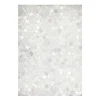 Lederteppich Spark 210 grau/silber