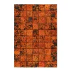 Lederteppich „Voila 100“, orange