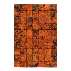 Lederteppich „Voila 100“, orange