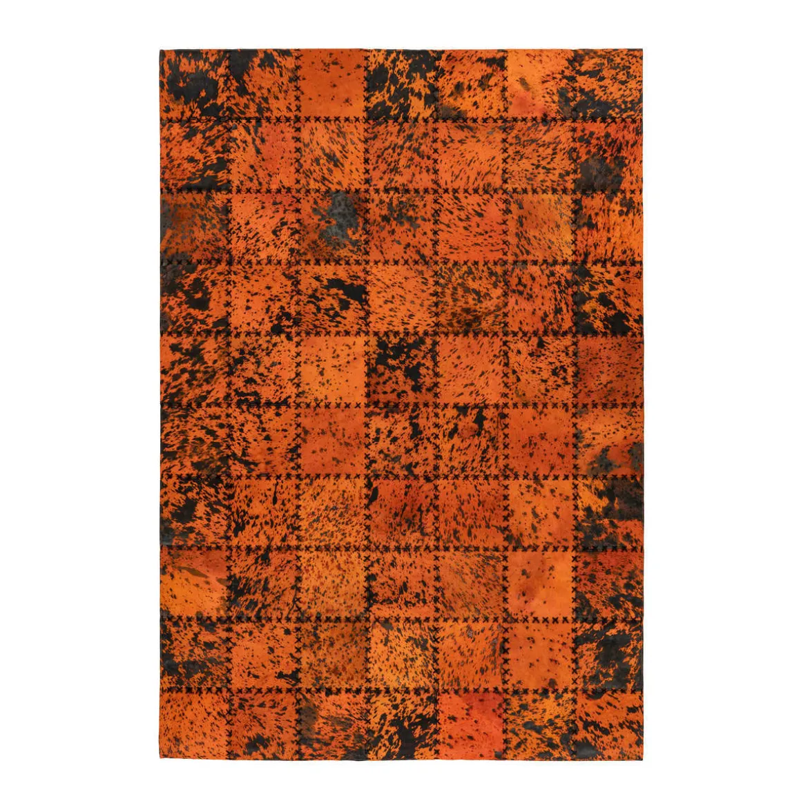 Lederteppich „Voila 100“, orange