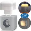 LED-Nachtlicht SleepLight 2in1 hellgrau