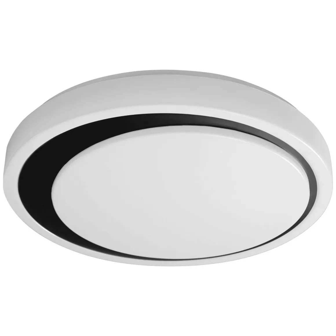 Ledvance SMART+ Deckenleuchte Orbis Moon Durchmesser 48 cm weiß-schwarz