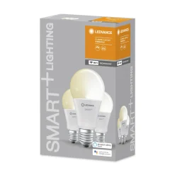 Ledvance SMART+ Glühlampe Classic A 13 x 6,7 x 20,4 cm 60 Watt DIM 3 Stück