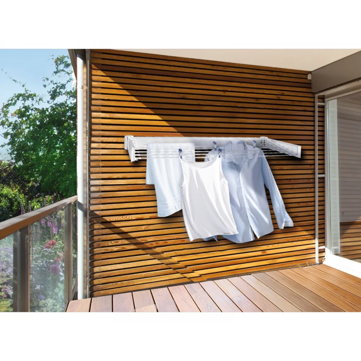 Leifheit Wandtrockner Telegant 72 Protect 100 cm