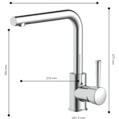 Lenz Küchenarmatur OLINA chrom