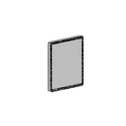 Lightme Badleuchte Aqua IP 44 Blattsilber Eckig