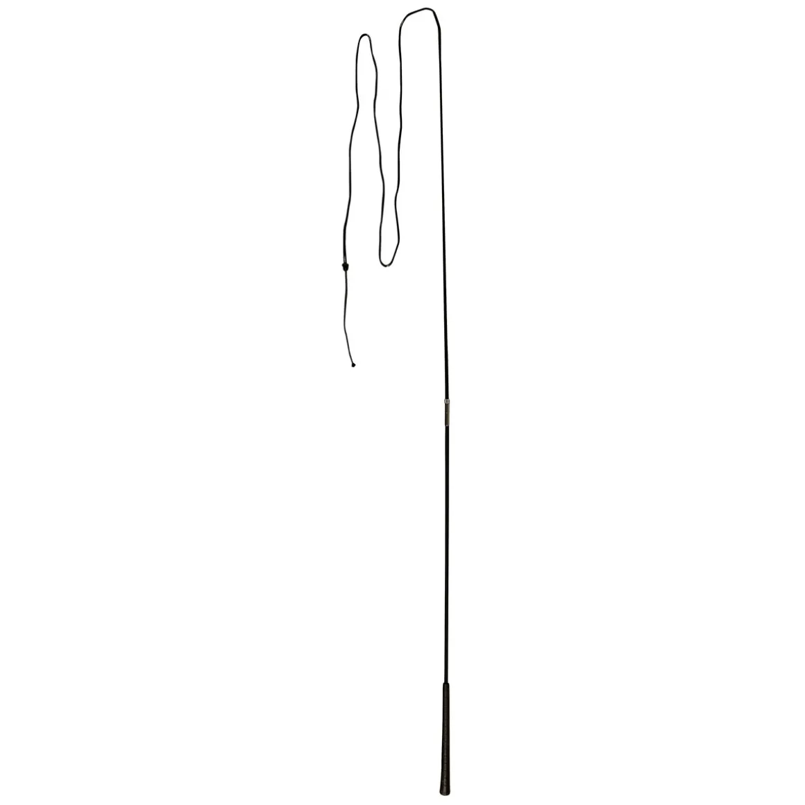 Longierpeitsche zweiteilig 180 cm schwarz
