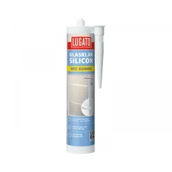 Lugato Glasklar-Silikon Wie Gummi Transparent 310 ml