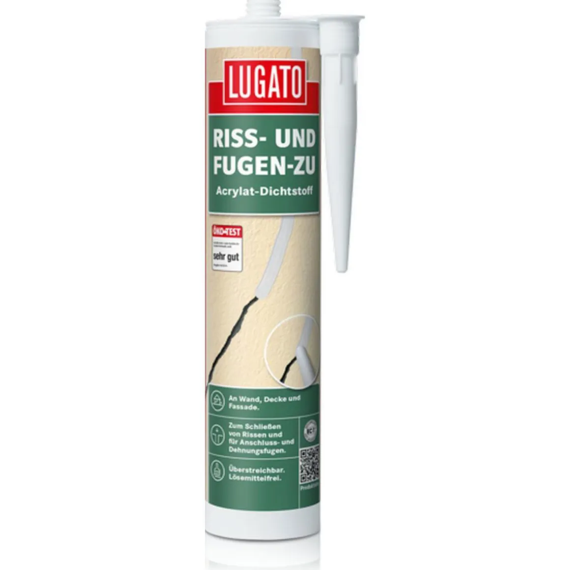 Lugato Riss- u Fugen-Zu 310 ml schwarz schwarz