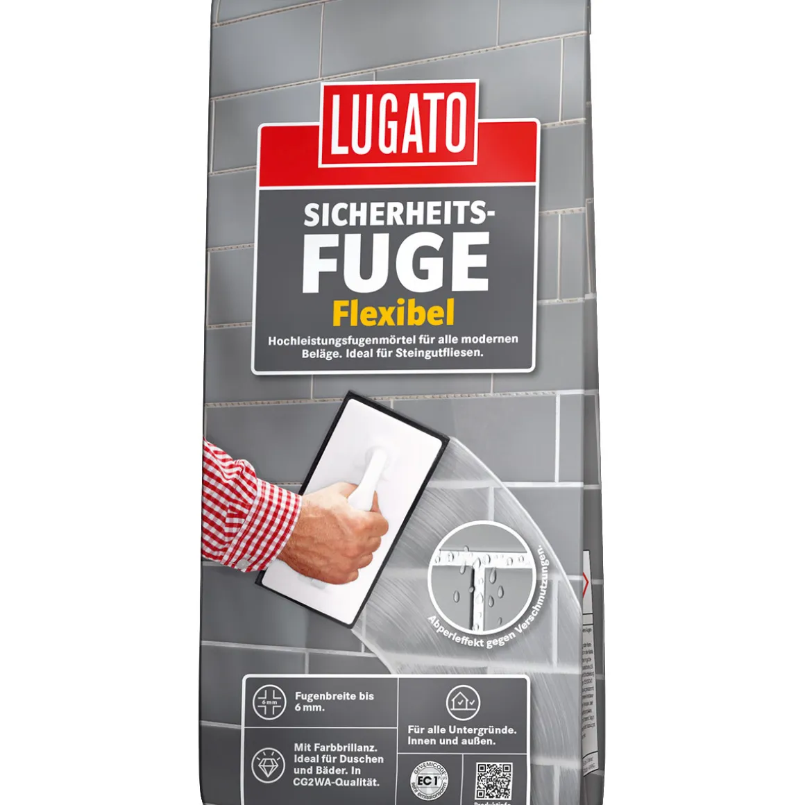 Lugato Sicherheitsfuge flexibel 1kg jasmin