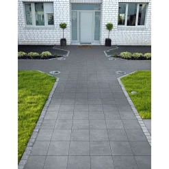 Lusit Beton-Gehwegplatte anthrazit 30 x 30 x 4 cm