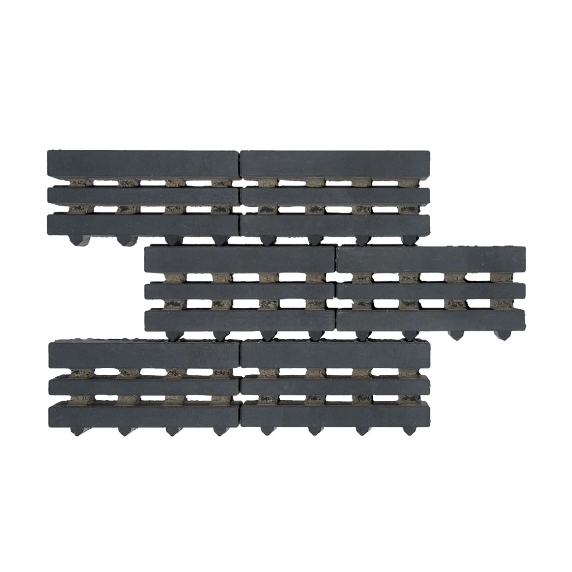 Lusit ECO City40x20x8 cm, Anthrazit mit Microfase