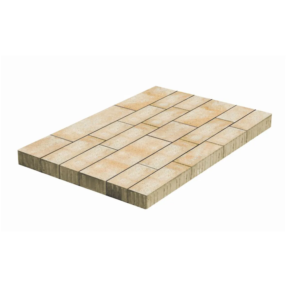 Lusit Gestaltungspflaster Allee City sahara-weiß-melange 8 cm Stärke
