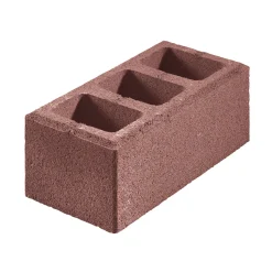 Lusit Mini Vollstein Bellamur 40 x 20 x 16,5 cm rotbraun