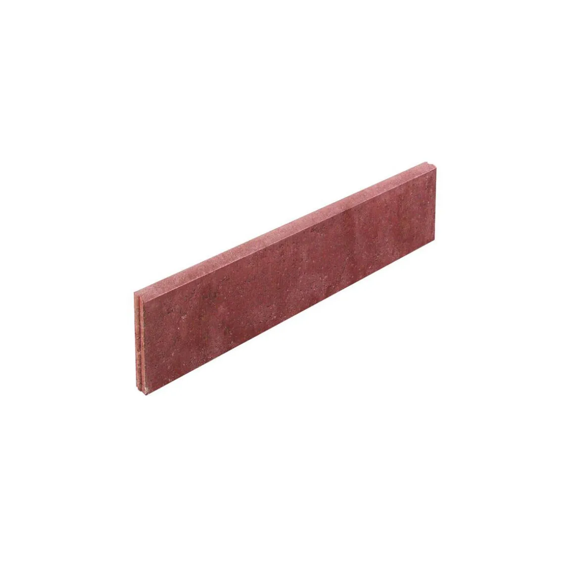 Lusit Rasenbord rotbraun mit Nut und Feder