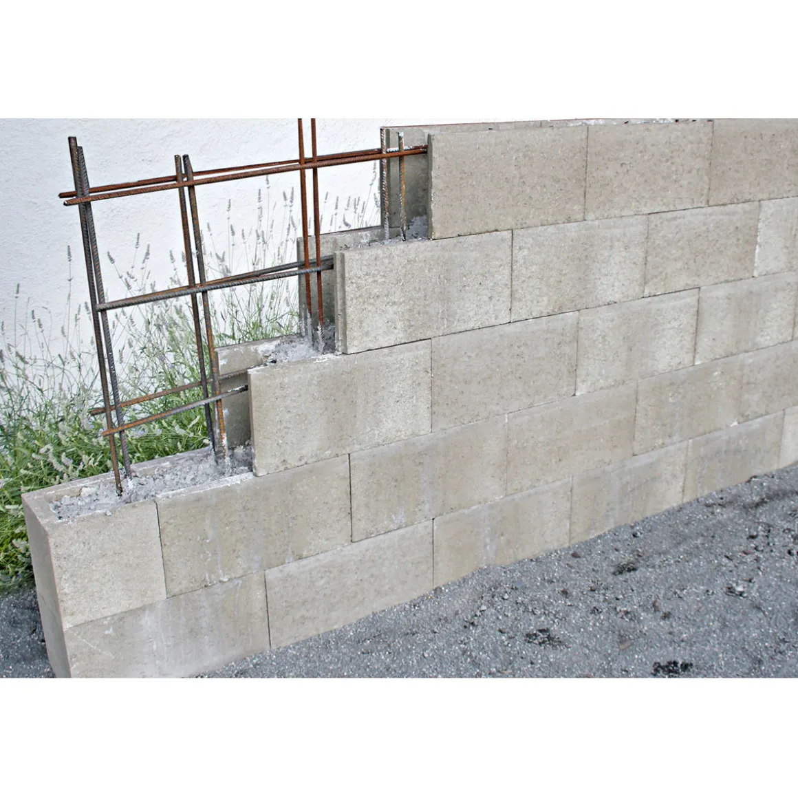 Lusit Schalungsstein 50 x 25 x 24 cm grau