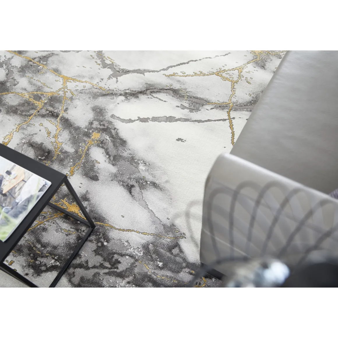 Luxor living Teppich Pico 120x170cm grau-gold