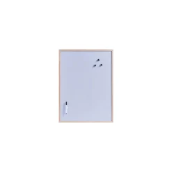 Magnet- und Schreibtafel 60 x 80 cm natur