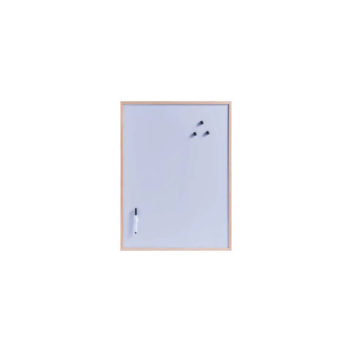 Magnet- und Schreibtafel 60 x 80 cm natur
