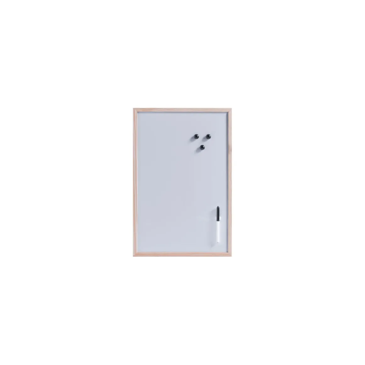 Magnet- und Schreibtafel 60 x 40 cm natur