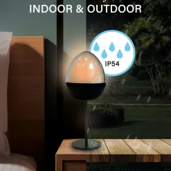 MegaLight LED-Dekoleuchte Ovo Pure 2,5 W RGBW IP54 Akkubetrieb