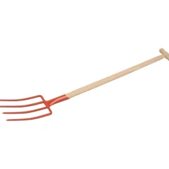 Meister Spatengabel Grabegabel 720 mm rot mit Stiel