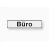 Metafranc Hinweisschild Büro Kunststoff weiß