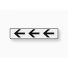 Metafranc Hinweisschild Pfeil Kunststoff weiß