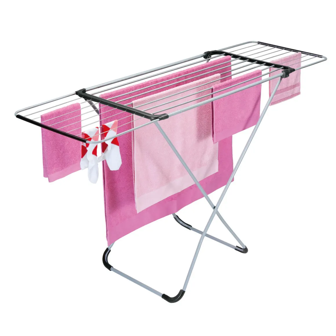 Metaltex Wäschetrockner Corfu 100/176 x 98 x 56 cm silber