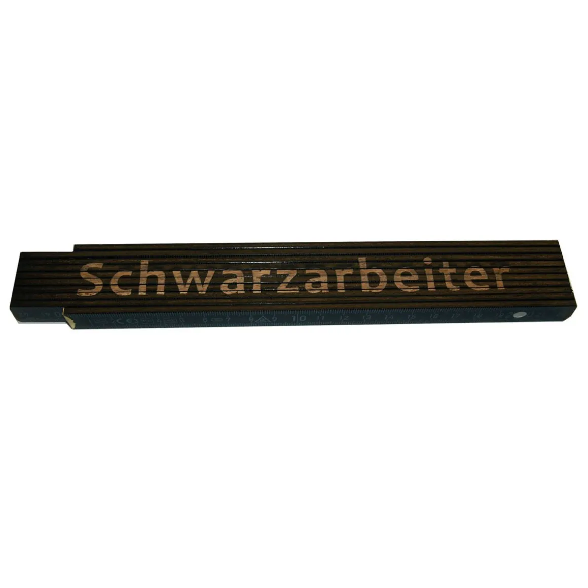 Meterstab Arbeiter 2m schwarz