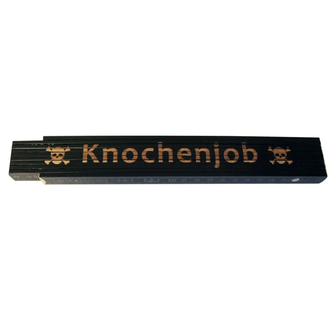 Meterstab Knochenjob 2m schwarz