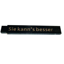 Meterstab Sie kann s besser 2m schwarz