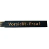 Meterstab Vorsicht- Frau! 2m schwarz