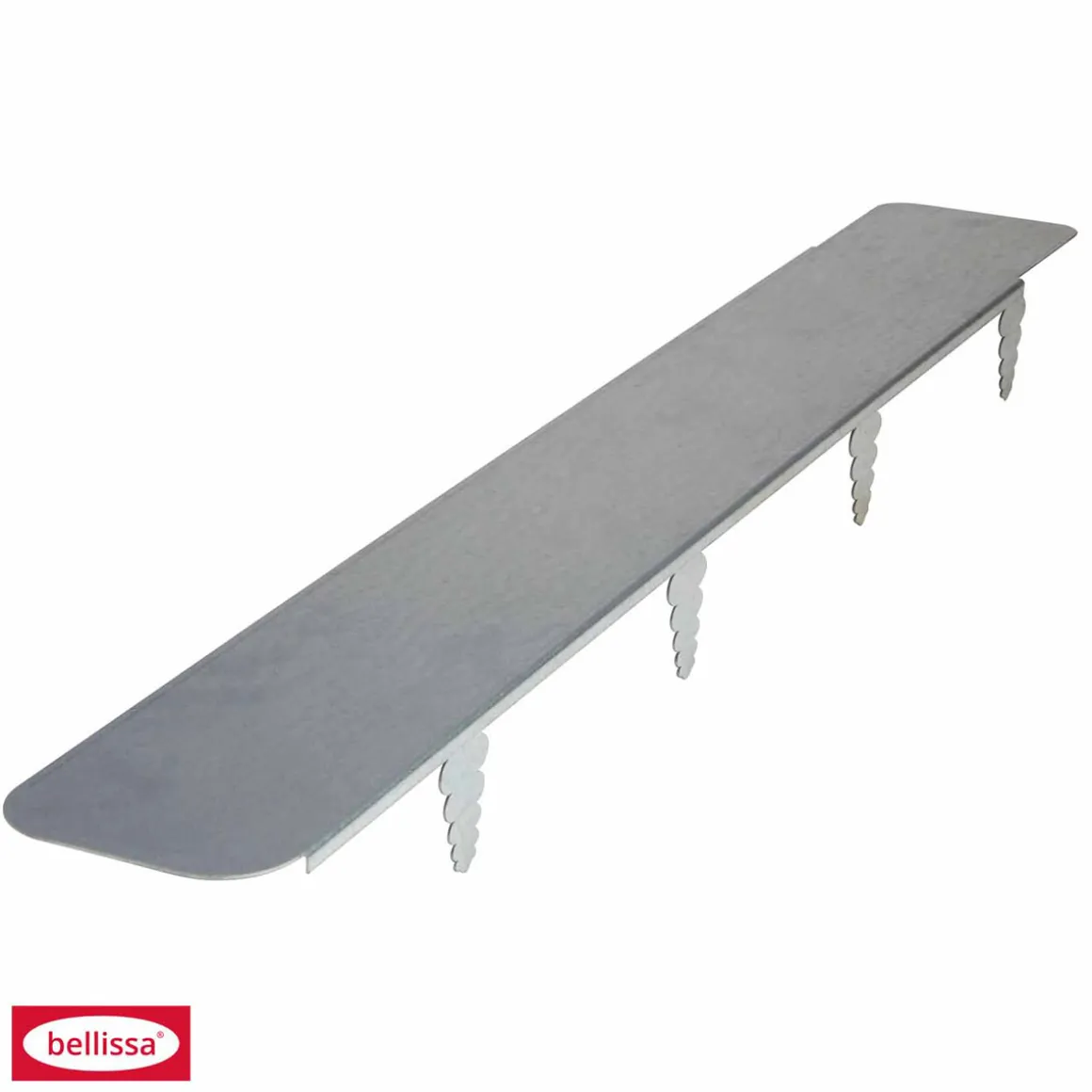 Mähroboter Rasenkante Metall verzinkt 80 x 12 x 6,5 cm 2er Set