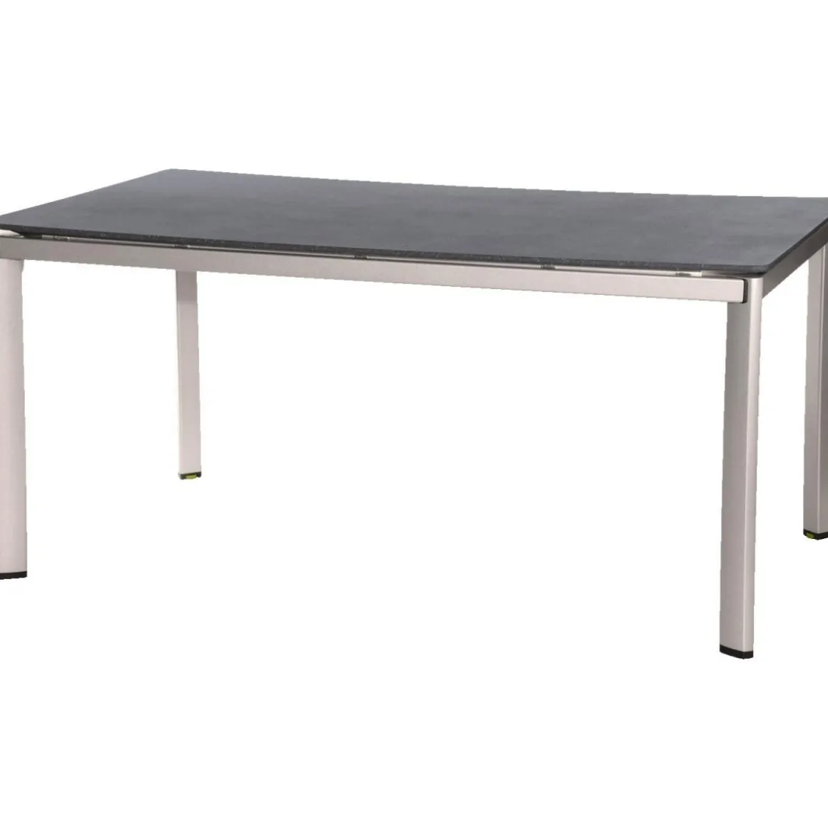 MWH Gartentisch Elemento silber 160 x 74 x 95 cm