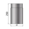MyFireTool Rauchrohr FAL 500 mm Ø 120 mm 0,6 mm