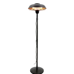 MyFireTool Elektro-Heizstrahler schwarz 198 x 45 cm