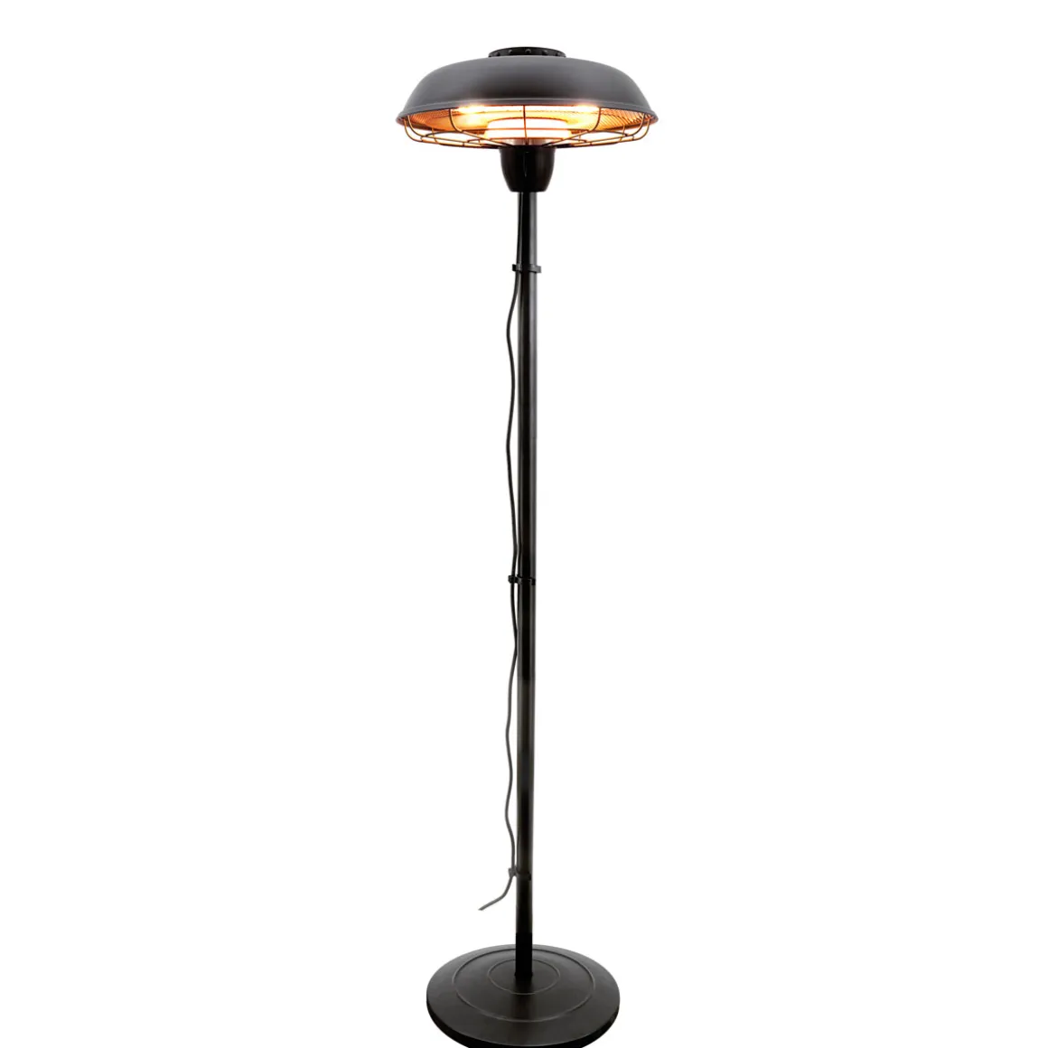 MyFireTool Elektro-Heizstrahler schwarz 198 x 45 cm