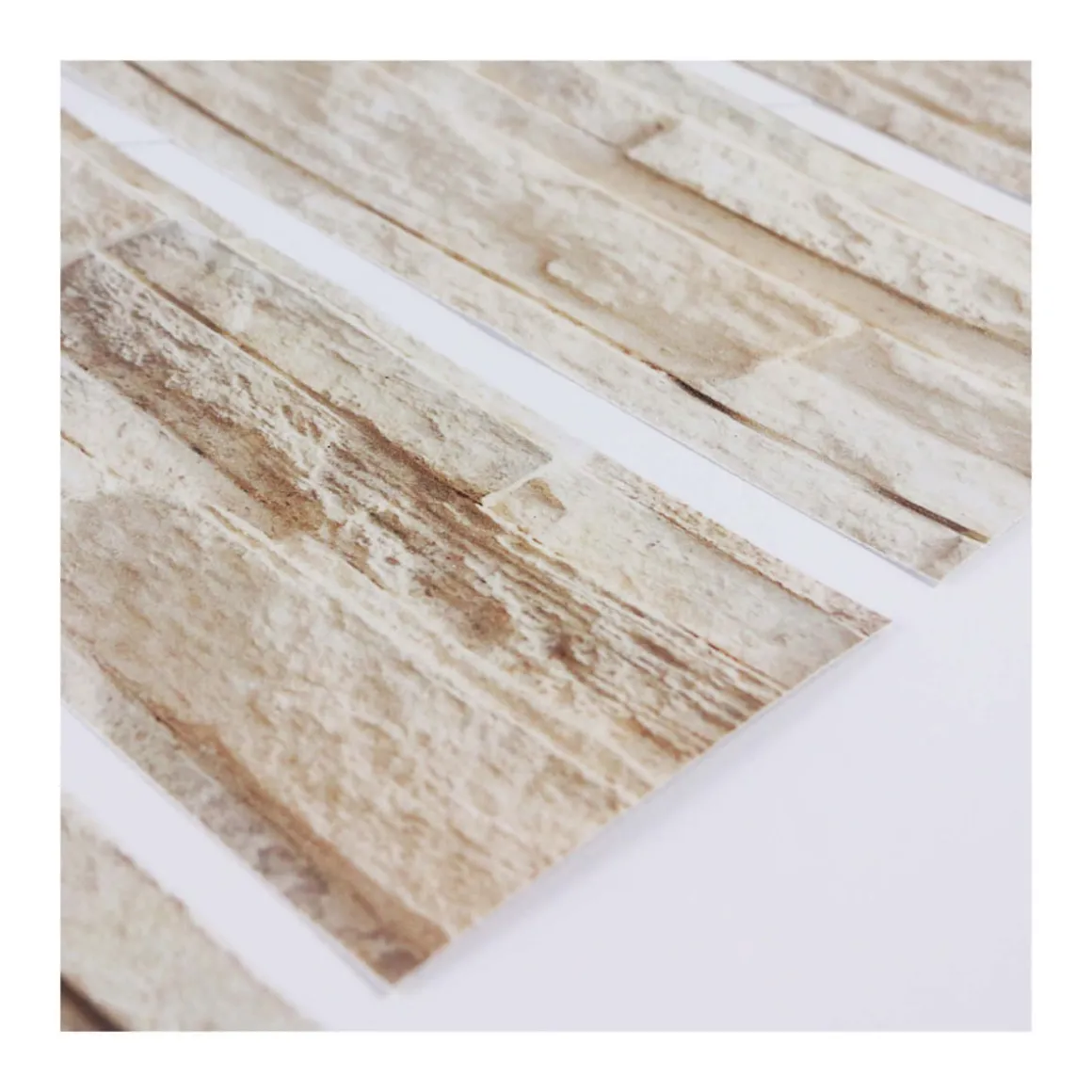 MySpotti Antirutschaufkleber Bruchstein beige 4er-Set 30 x 10 cm