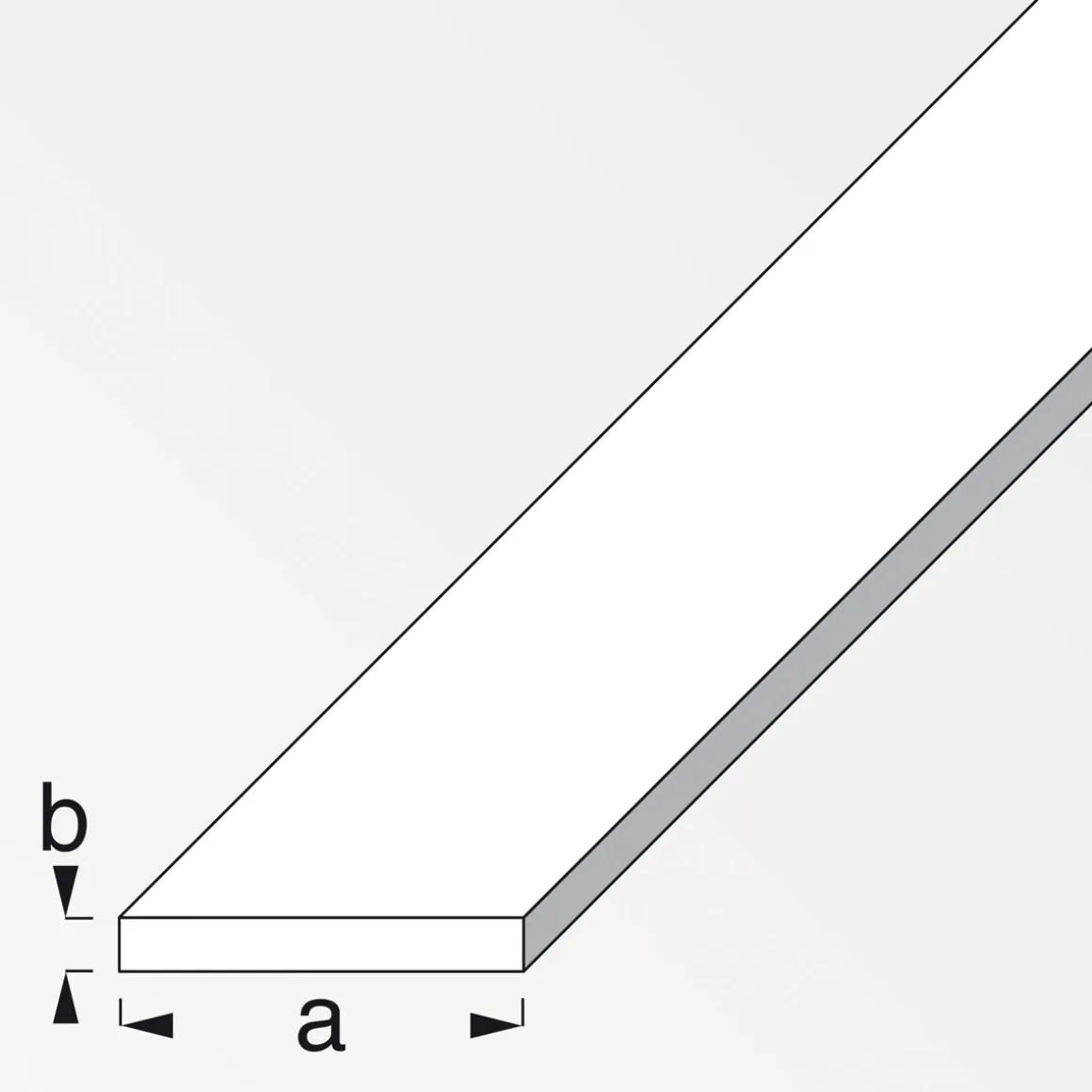 MyTool Flachstange 25 x 4 mm 2m warmgewalzt