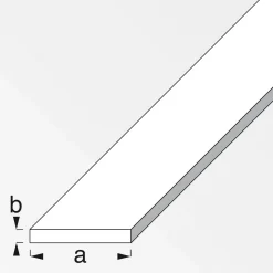 MyTool Flachstange 50 x 3 x 200 cm silber
