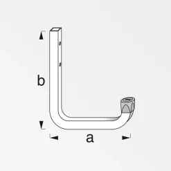 MyTool Wandhaken 115 mm verzinkt