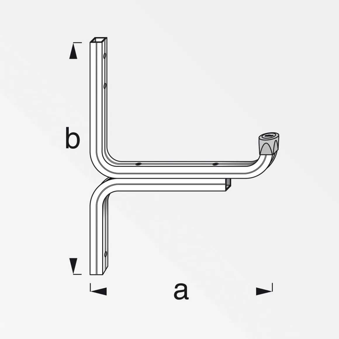 MyTool Wandhaken 175 x 220 mm blank