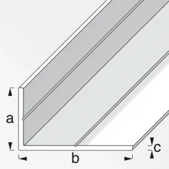 MyTool Winkel 35,5 x 65,6 mm 1m ungleichschenklig weiß