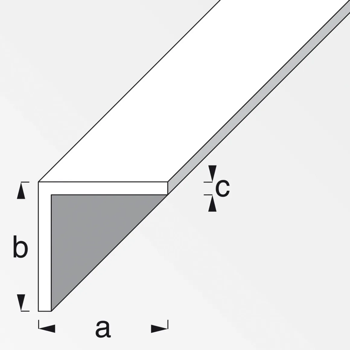 MyTool Winkel 30 x 30 x 2 mm 2m silber-eloxiert