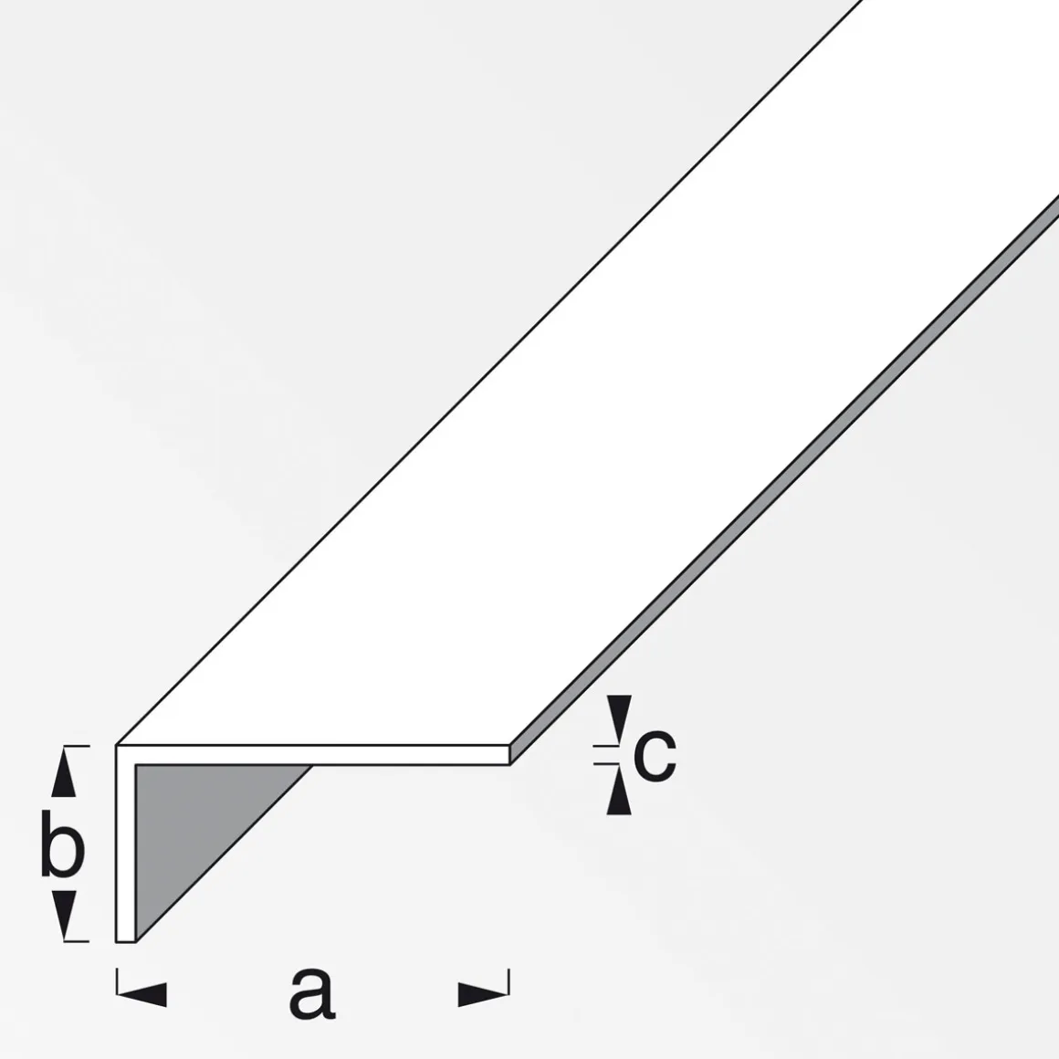 MyTool Winkel 40 x 15 x 1,5 mm 1m silber-eloxiert